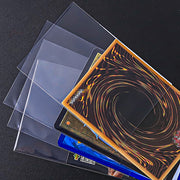 SANSEKING - 100 INNER CARD SLEEVES - STANDARD SIZE - TRANSPARENT - Immagine 2