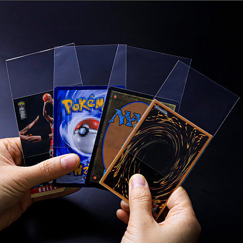SANSEKING - 100 INNER CARD SLEEVES - STANDARD SIZE - TRANSPARENT - Immagine 3