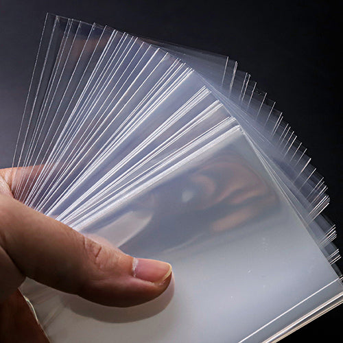 SANSEKING - 100 INNER CARD SLEEVES - STANDARD SIZE - TRANSPARENT - Immagine 5