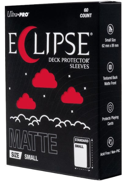 16694 - 60 ECLIPSE DECK PROTECTOR SLEEVES - SMALL - MATTE - APPLE RED - Immagine 2
