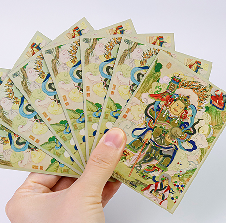 SANSEKING - 64 DUAL SLEEVES - THE FOUR HEAVENLY KINGS - 67X96 - VIRUDHAKA - Immagine 2