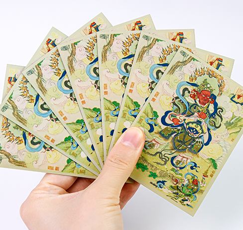 SANSEKING - 64 DUAL SLEEVES - THE FOUR HEAVENLY KINGS - 67X96 - VIRUPAKSHA - Immagine 2