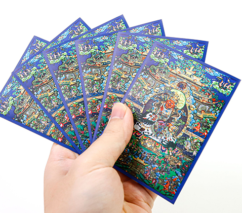 SANSEKING - 85 ART SLEEVES - THANG-KA VAISRAVANA - 67X92 - Immagine 4