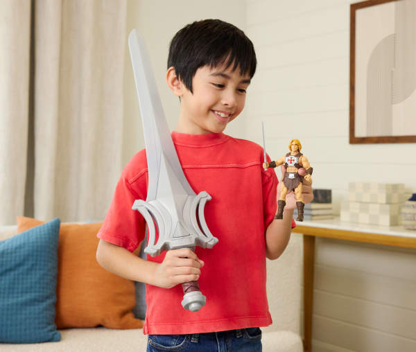 JKJ18 - MASTERS OF THE UNIVERSE - DELUXE POWER SWORD ROLEPLAY (MOVIE) - ACTION FIGURE - Immagine 2