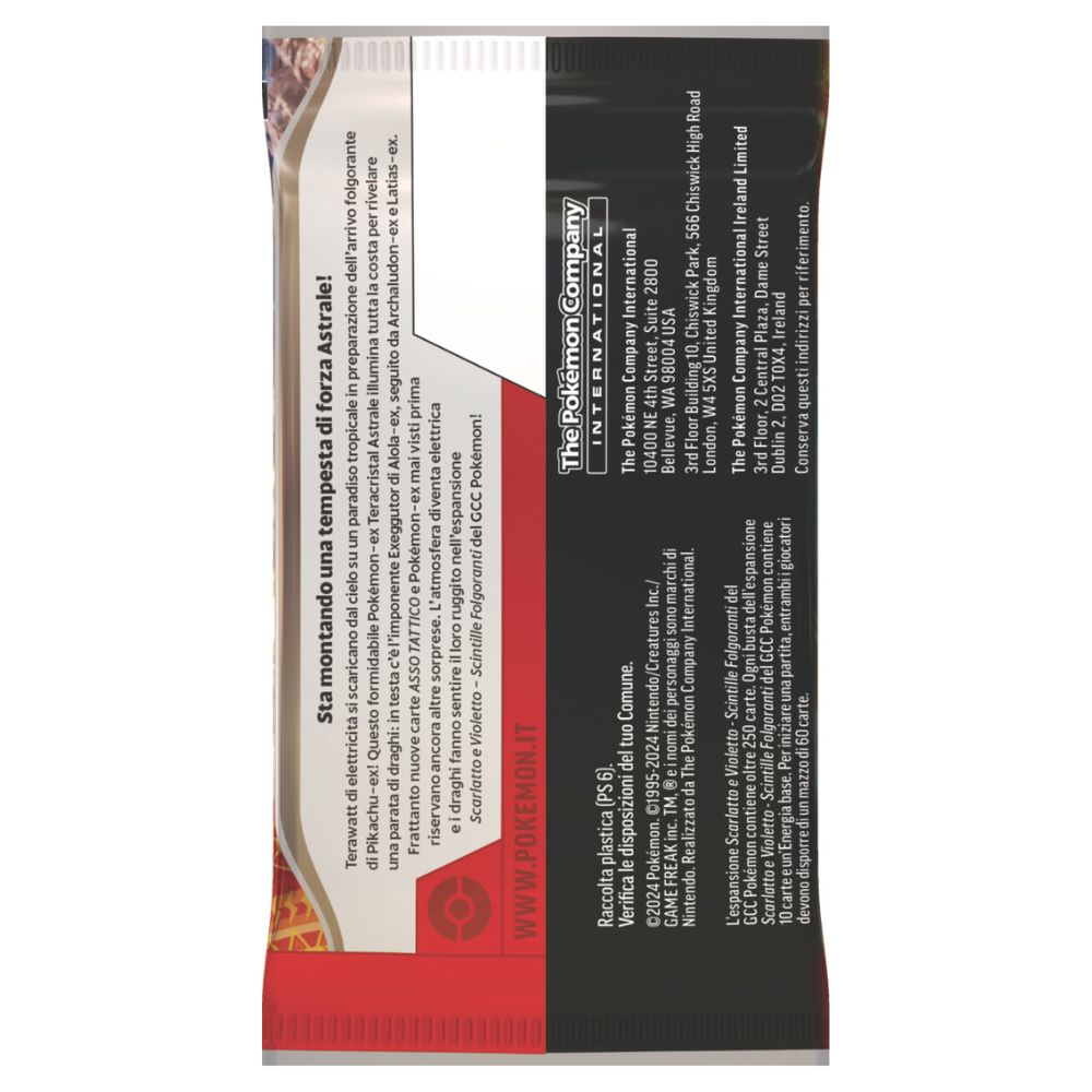 PK60565-I - POKEMON - BOX 36 BUSTE - SCARLATTO E VIOLETTO - SV08 - SCINTILLE FOLGORANTI - Immagine 7