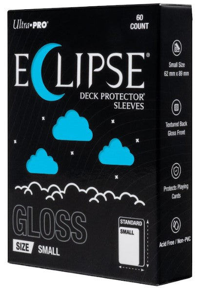 16713 - 60 ECLIPSE DECK PROTECTOR SLEEVES - SMALL - GLOSS - SKY BLUE - Immagine 2