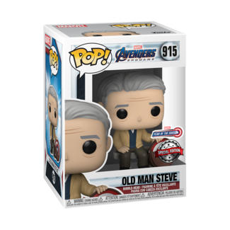 MARVEL: AVENGERS ENDGAME - POP FUNKO VINYL FIGURE 915 OLD MAN STEVE 9CM - Immagine 2