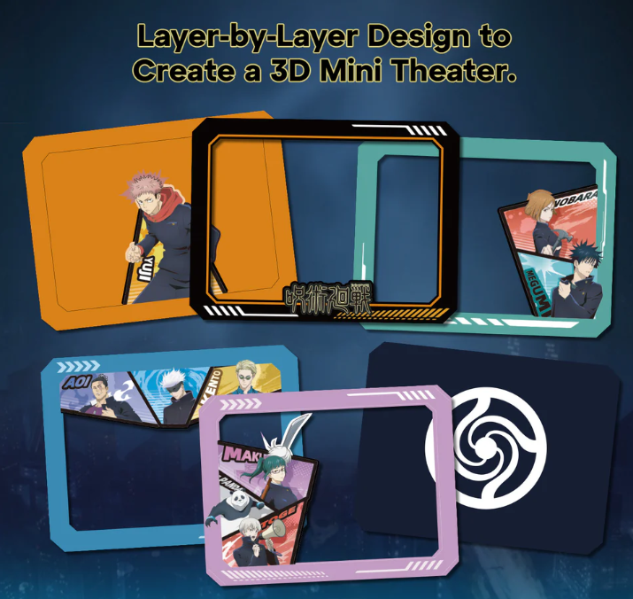 JUJUTSU KAISEN - WOODEN GALLERY - L - THE JUJUTSU SORCERER ARC - Immagine 3
