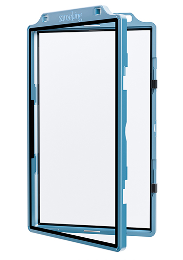 SANSEKING - PSA GRADED CARD SLAB PROTECTOR - 35PT - ANTI-UV - CLICK OPENING - ALUMINUM SILVER - Immagine 2