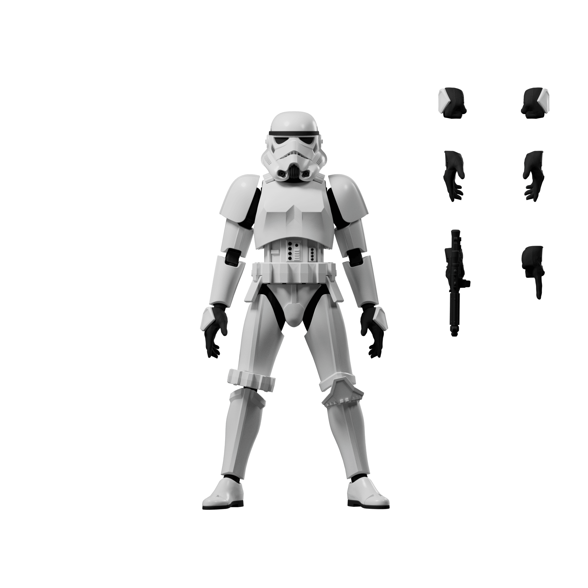 STAR WARS - CHAMPION CLASS 02 - STORMTROOPER (EVERGREEN MOVIE) - MODEL KIT - Immagine 4
