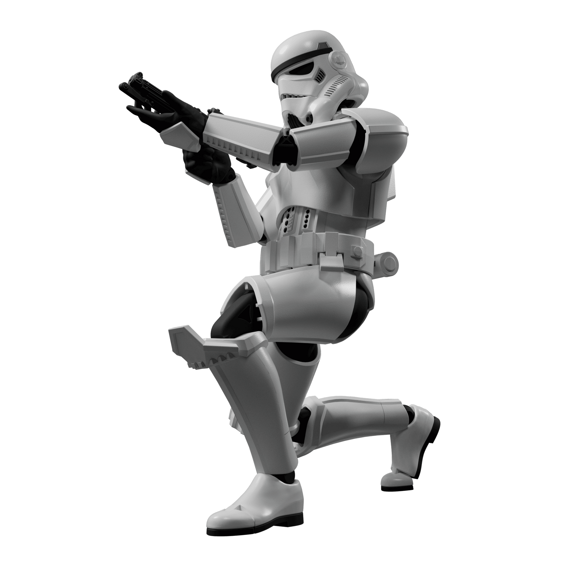 STAR WARS - CHAMPION CLASS 02 - STORMTROOPER (EVERGREEN MOVIE) - MODEL KIT - Immagine 2