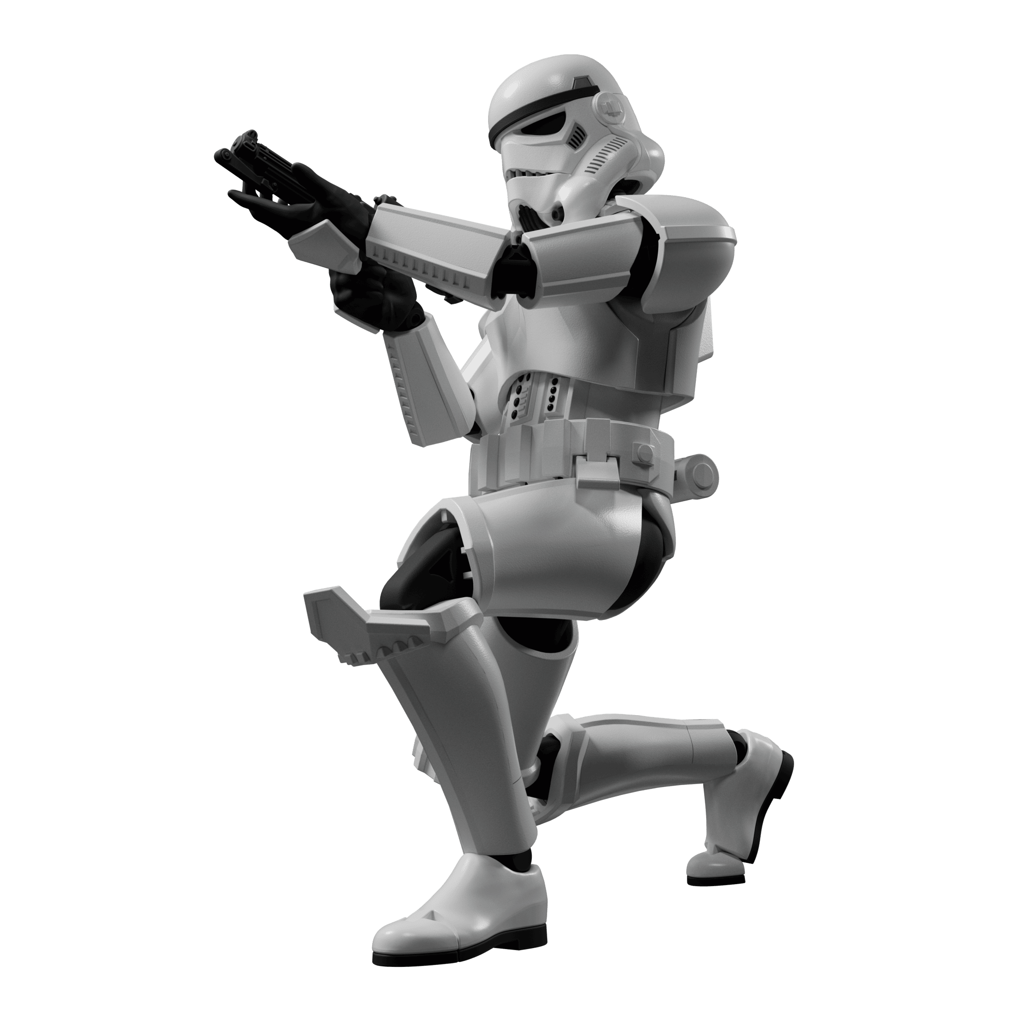 STAR WARS - CHAMPION CLASS 02 - STORMTROOPER (EVERGREEN MOVIE) - MODEL KIT - Immagine 2