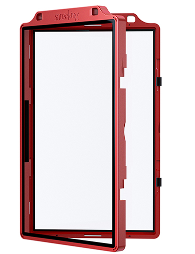 SANSEKING - BGS GRADED CARD SLAB PROTECTOR - 130PT - ANTI-UV - CLICK OPENING - CHINA RED - Immagine 2