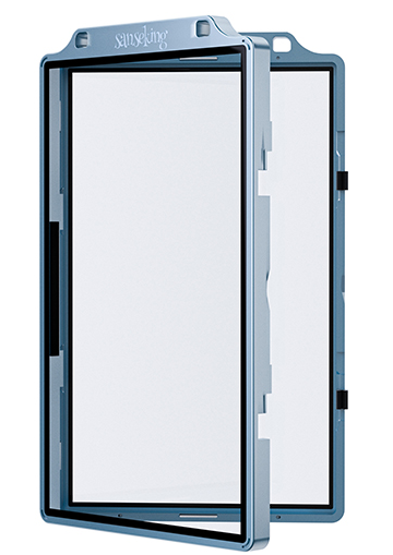 SANSEKING - BGS GRADED CARD SLAB PROTECTOR - 130PT - ANTI-UV - CLICK OPENING - ICE BLUE - Immagine 2