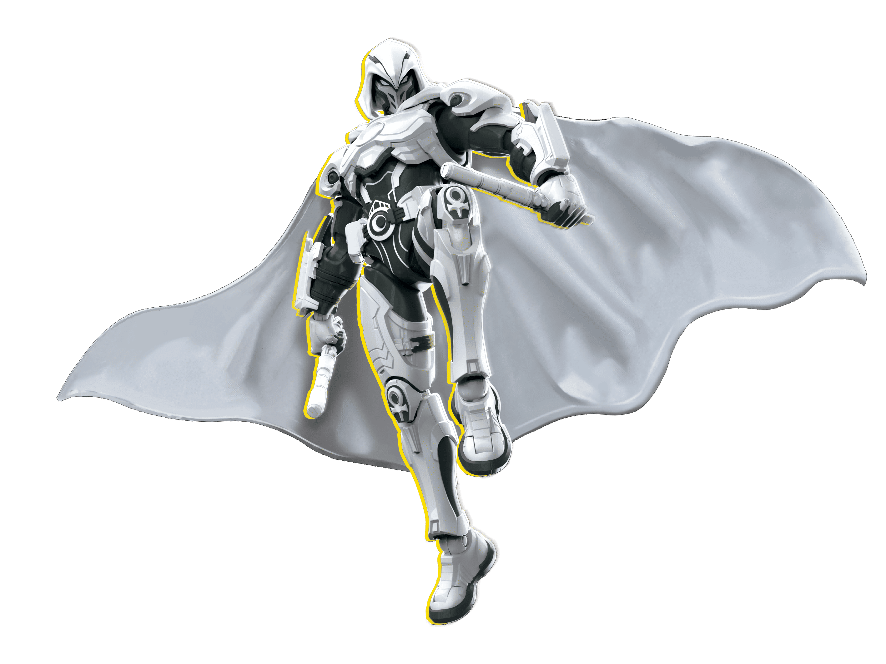 MARVEL RIVALS - CHAMPION CLASS 10 MOON KNIGHT - MODEL KIT - Immagine 2