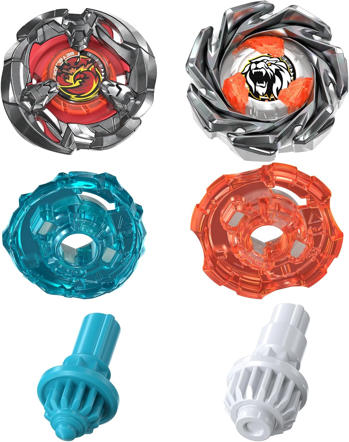 BEYBLADE-X - DUAL PACK - CREST LEON 4 55A & CLAMP CRAB 9 65S - Immagine 3
