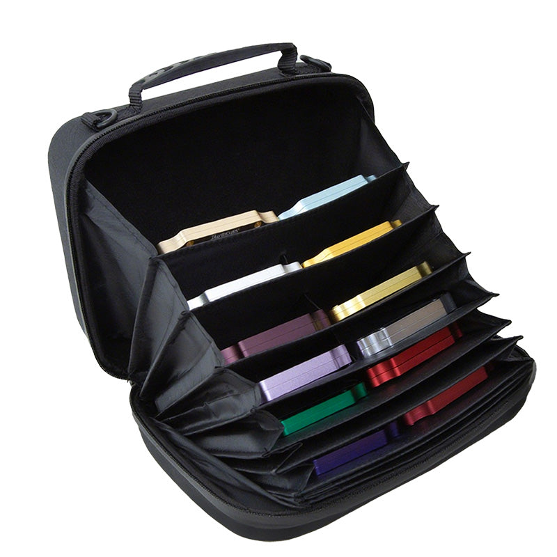 SANSEKING - GRADED CARD STORAGE SUITCASE - WITH INSERT - SHOULDER STRAP - BLACK - Immagine 2