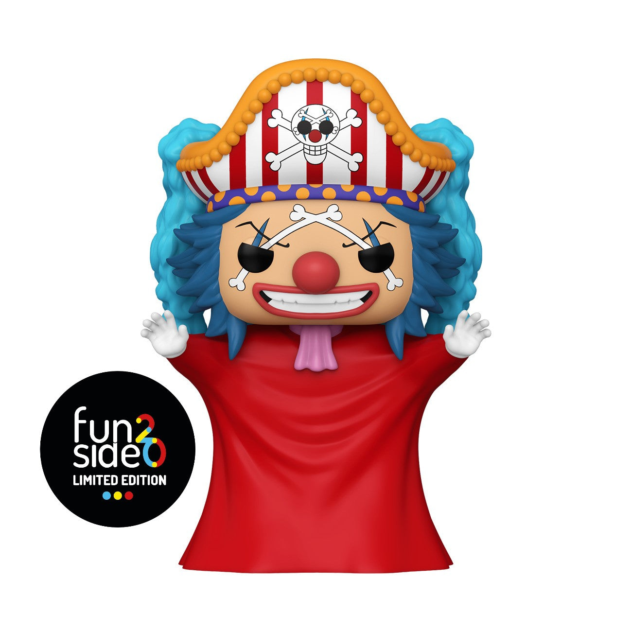 ONE PIECE - POP FUNKO VINYL FIGURE 1778 BUGGY THE CLOWN 9CM FUNSIDE20 EXCL - Immagine 2