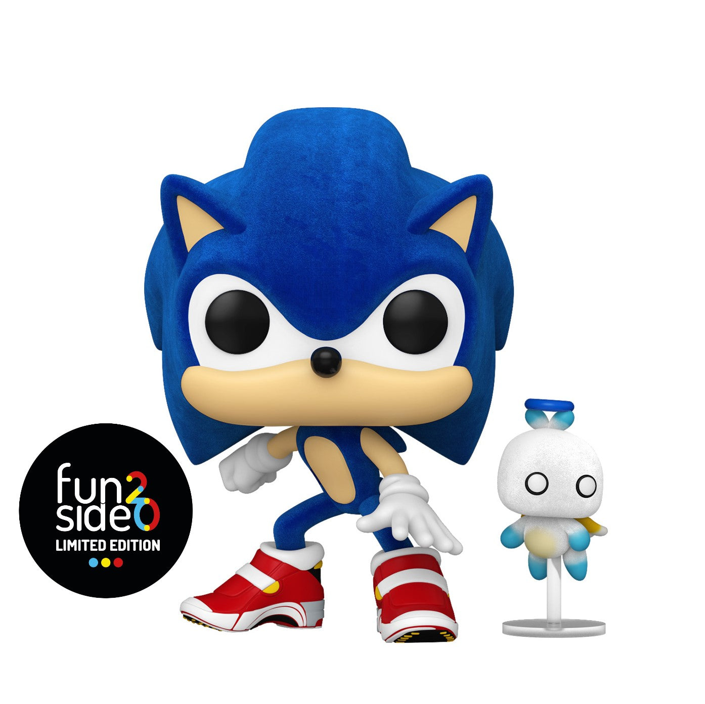 SONIC THE HEDGEHOG - POP & BUDDY FUNKO VINYL FIGURE 1036 SONIC W/CHAO (FL) 9CM FUNSIDE20 EXCL - Immagine 2