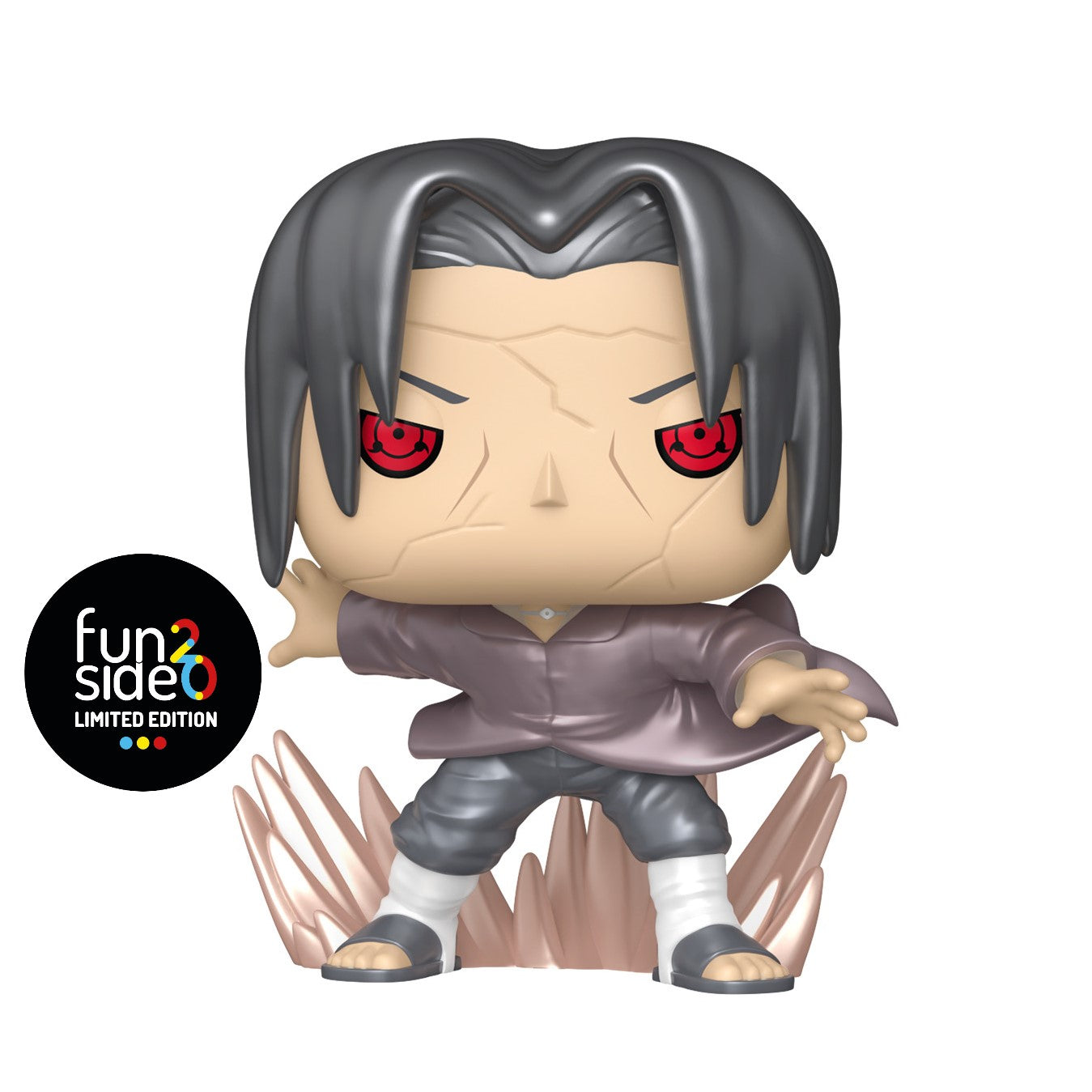 NARUTO SHIPPUDEN - POP FUNKO VINYL FIGURE 1849 ITACHI UCHIHA EDO - CHASE (MT) 9CM FUNSIDE20 EXCL - Immagine 2