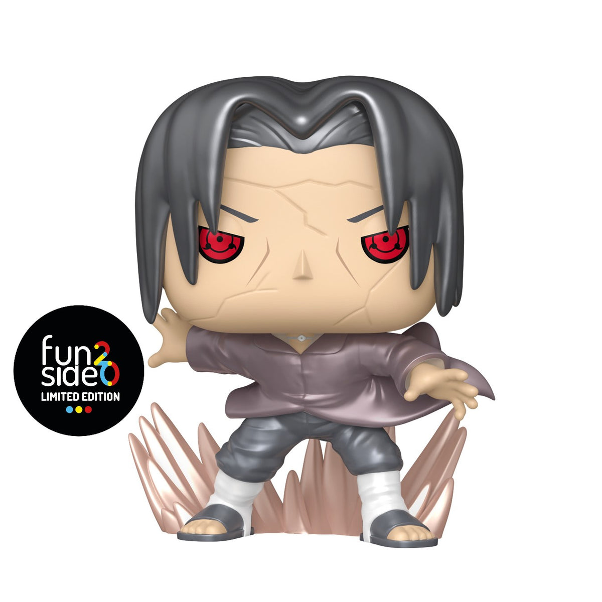 NARUTO SHIPPUDEN - POP FUNKO VINYL FIGURE 1849 ITACHI UCHIHA EDO - CHASE (MT) 9CM FUNSIDE20 EXCL - Immagine 2