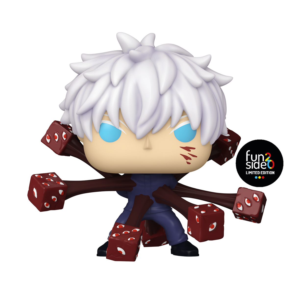 JUJUTSU KAISEN - POP FUNKO PREMIUM VINYL FIGURE - GOJO (TRAPPED) 9CM FUNSIDE EXCL - Immagine 2