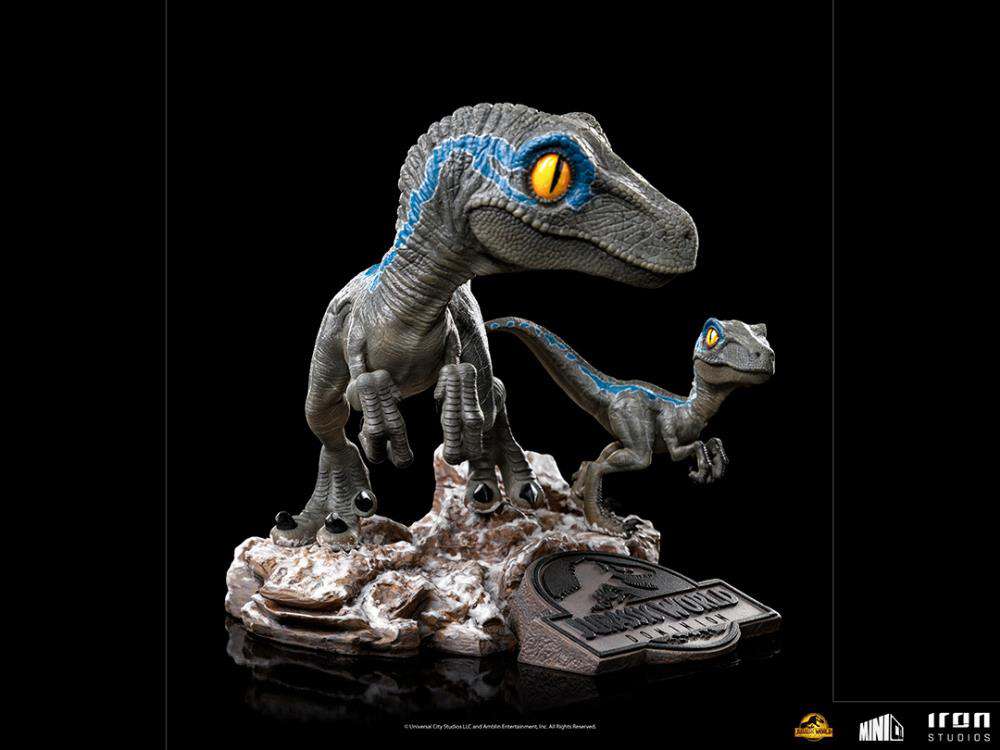 JURASSIC WORLD - MINICO FIGURE - BLUE AND BETA - STATUA 13CM - Immagine 4