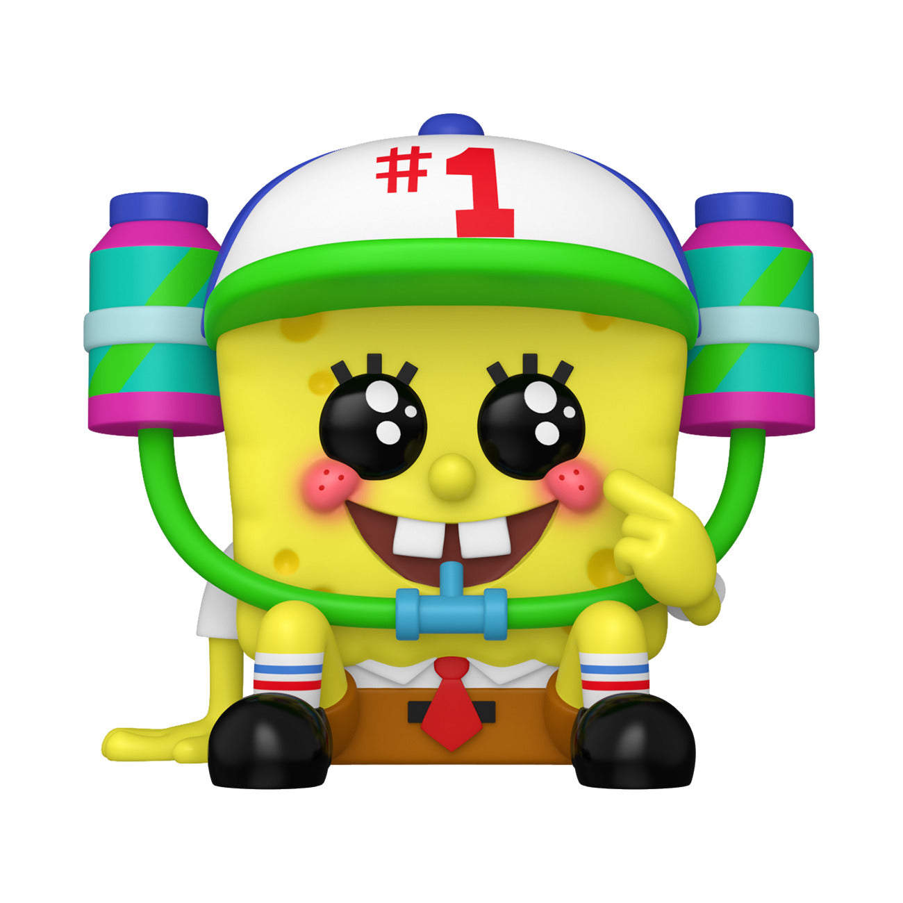ANIMATION: SPONGEBOB - POP FUNKO VINYL FIGURE SUPREME - SPONGEBOB WITH HAT 9CM FUNSIDE EXCL - Immagine 2