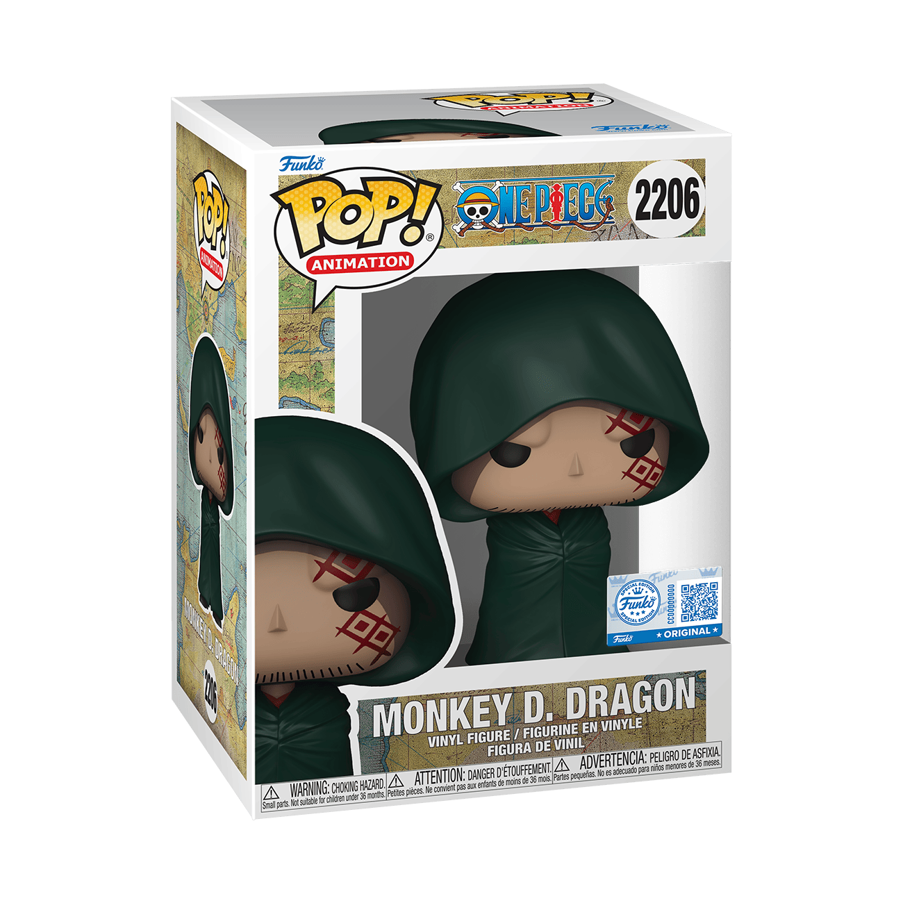 ONE PIECE - POP FUNKO VYNIL FIGURE 2206 MONKEY D.DRAGON REGULAR 9CM FUNSIDE EXCL