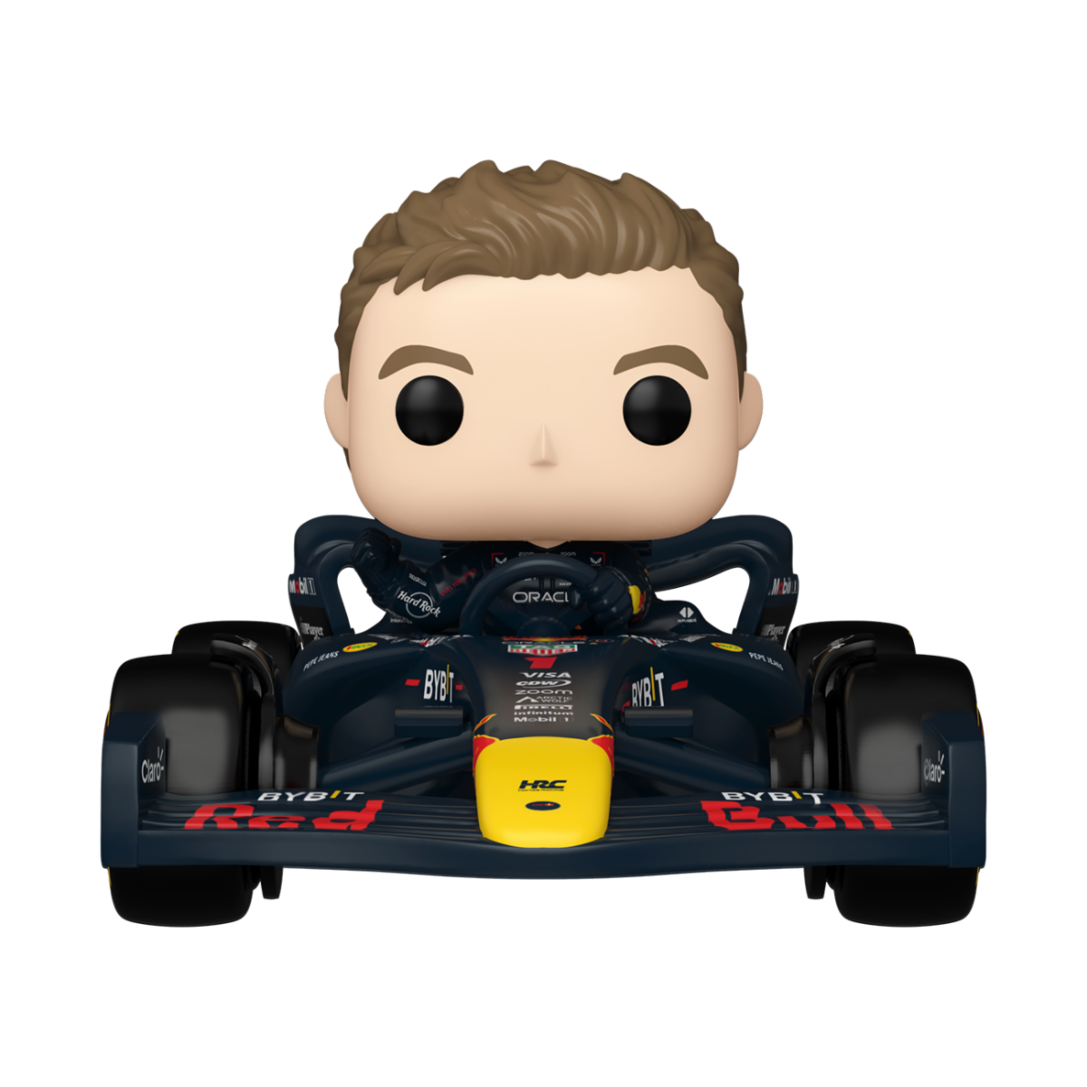 RACING: RED BULL - POP FUNKO RIDE SUPER DELUXE VINYL FIGURE 315 MAX VERSTAPPEN WITH RB20 15CM - Immagine 2
