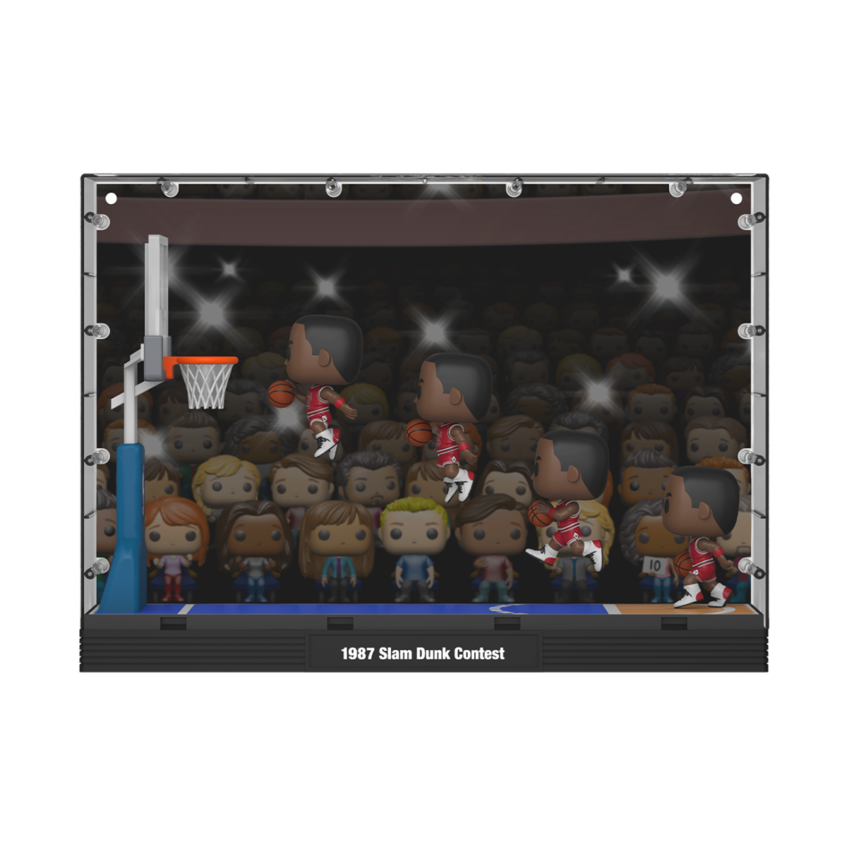 SPORTS: NBA - POP FUNKO MOMENT DELUXE VINYL FIGURE 209 MICHAEL JORDAN (1987 SLAM DUNK CONTEST) - Immagine 2