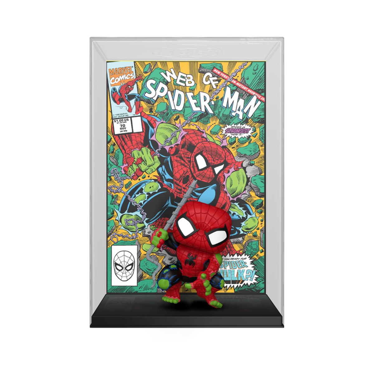 MARVEL COMICS - POP FUNKO COMIC COVER VINYL FIGURE 79 SPIDER-HULK 9CM - Immagine 2