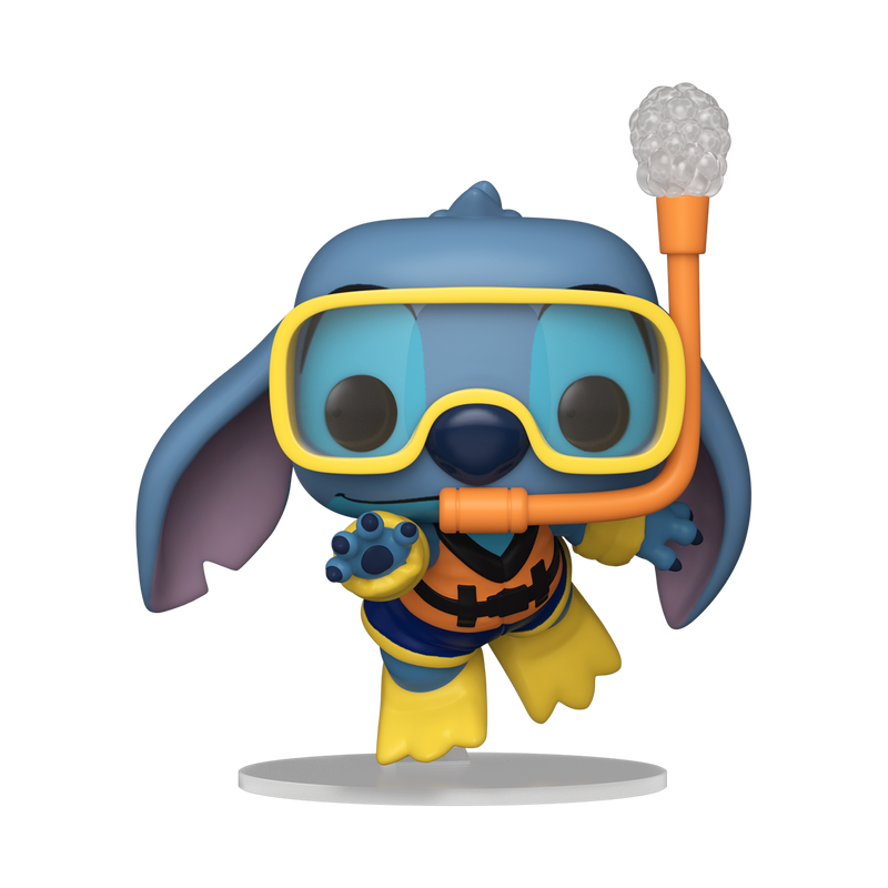 LILO & STITCH S5 - POP FUNKO VINYL FIGURE 1742 SNORKELING STITCH 9CM - Immagine 2