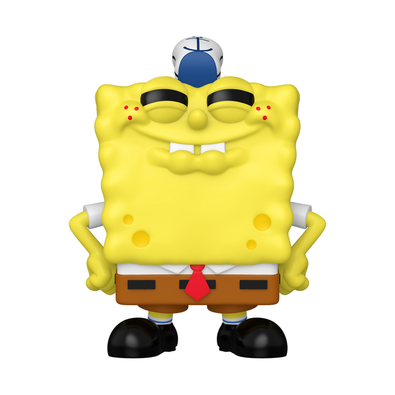SPONGEBOB S5 - POP FUNKO VINYL FIGURE 2313 SPONGEBOB SQUAREPANTS (GRINNING) 9CM - Immagine 2
