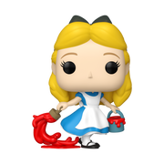 DISNEY: ALICE IN WONDERLAND S3 - POP FUNKO VINYL FIGURE 1769 ALICE WITH PAINT 9CM - Immagine 2