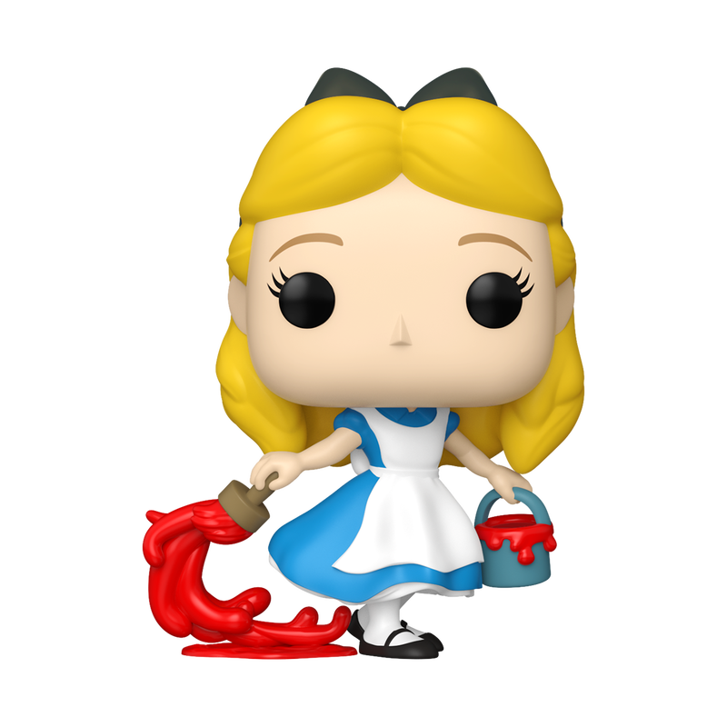 DISNEY: ALICE IN WONDERLAND S3 - POP FUNKO VINYL FIGURE 1769 ALICE WITH PAINT 9CM - Immagine 2