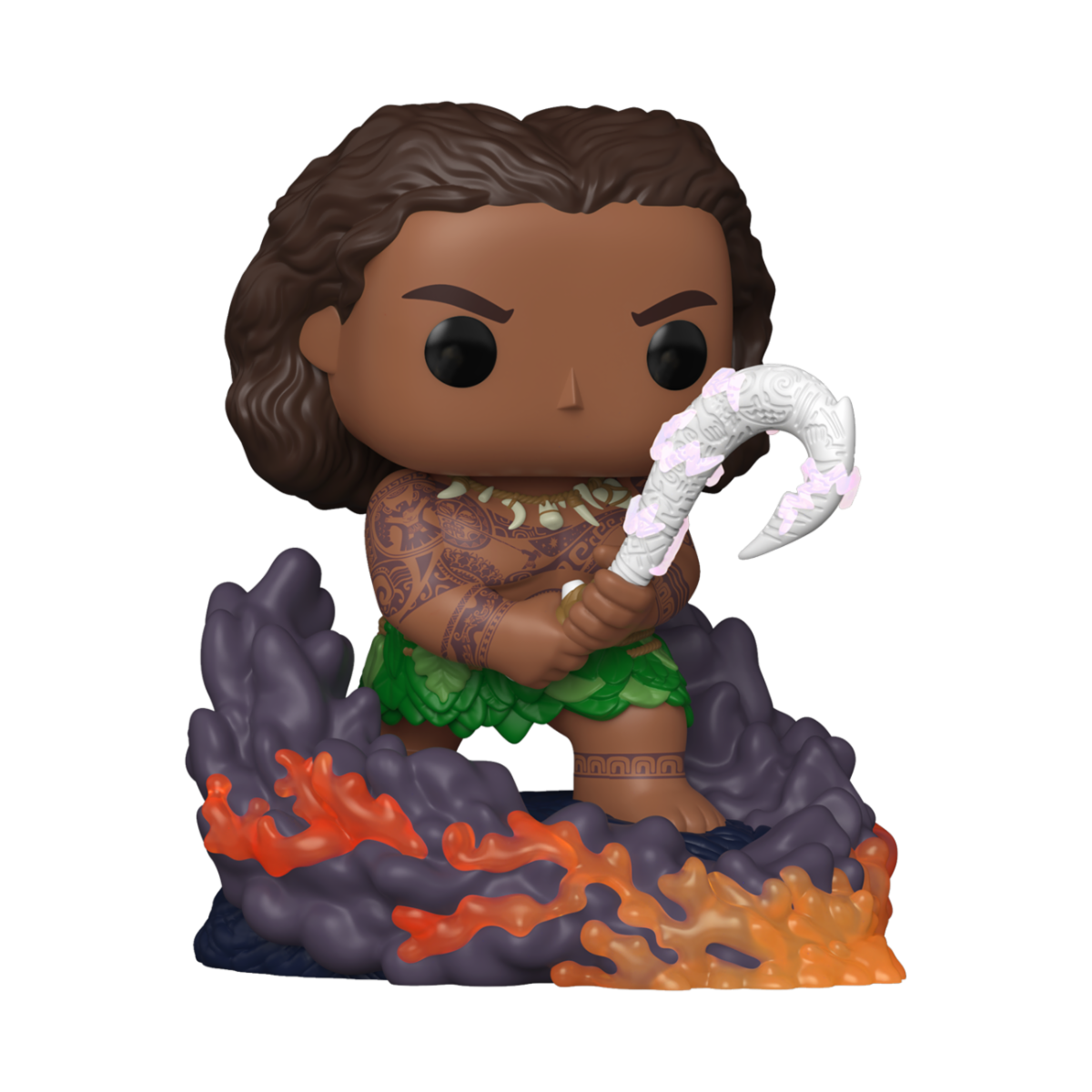 DISNEY: MOANA (OCEANIA) S3 - POP FUNKO PREMIUM VINYL FIGURE 1764 MAUI (GW) 9CM - Immagine 2