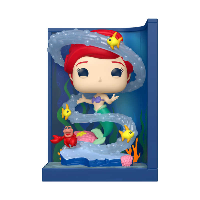 LITTLE MERMAID S3 - POP FUNKO NOOK VINYL FIGURE - ARIEL UNDER THE SEA 9CM - Immagine 2