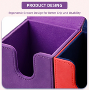 SANSEKING - VERTICAL DECK BOX (100+ CARDS) - PURPLE - Immagine 2