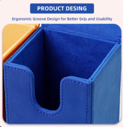 SANSEKING - VERTICAL DECK BOX (100+ CARDS) - NAVY - Immagine 2
