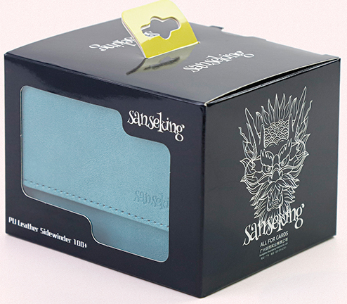 SANSEKING - HORIZONTAL DECK BOX (100+ CARDS) - CYAN - Immagine 2