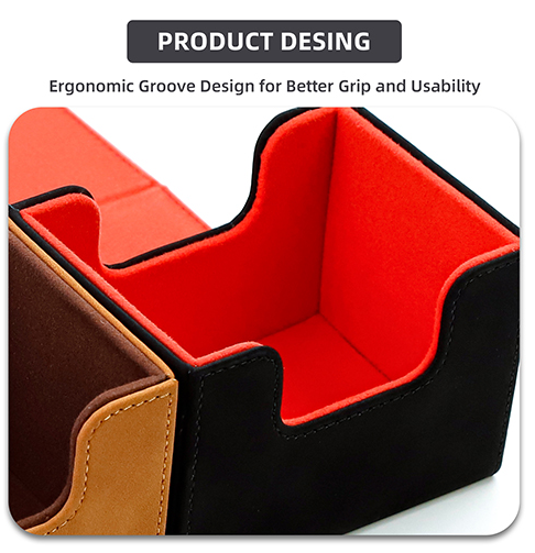 SANSEKING - HORIZONTAL DECK BOX (100+ CARDS) - BLACK - Immagine 2