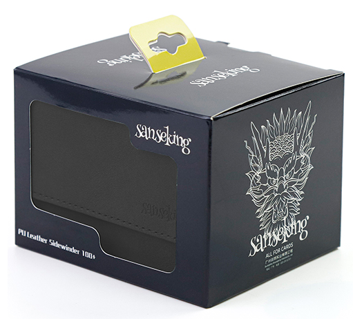 SANSEKING - HORIZONTAL DECK BOX (100+ CARDS) - BLACK - Immagine 3