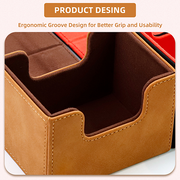 SANSEKING - HORIZONTAL DECK BOX (100+ CARDS) - BROWN - Immagine 2