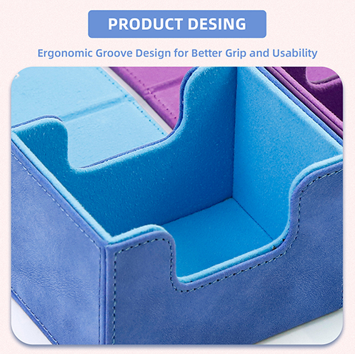 SANSEKING - HORIZONTAL DECK BOX (100+ CARDS) - BLUE - Immagine 2