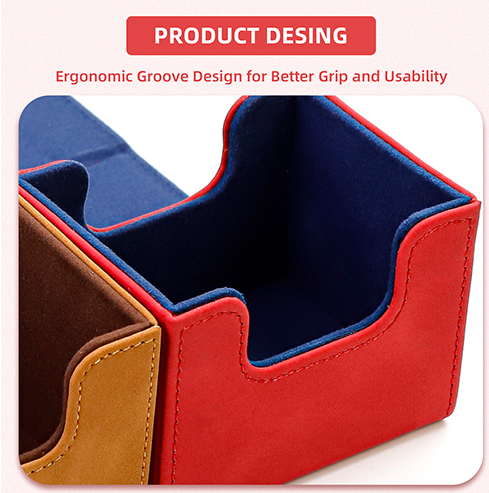 SANSEKING - HORIZONTAL DECK BOX (100+ CARDS) - RED - Immagine 2