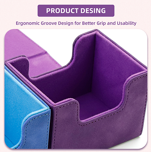 SANSEKING - HORIZONTAL DECK BOX (100+ CARDS) - PURPLE - Immagine 2