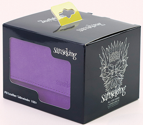 SANSEKING - HORIZONTAL DECK BOX (100+ CARDS) - PURPLE - Immagine 3