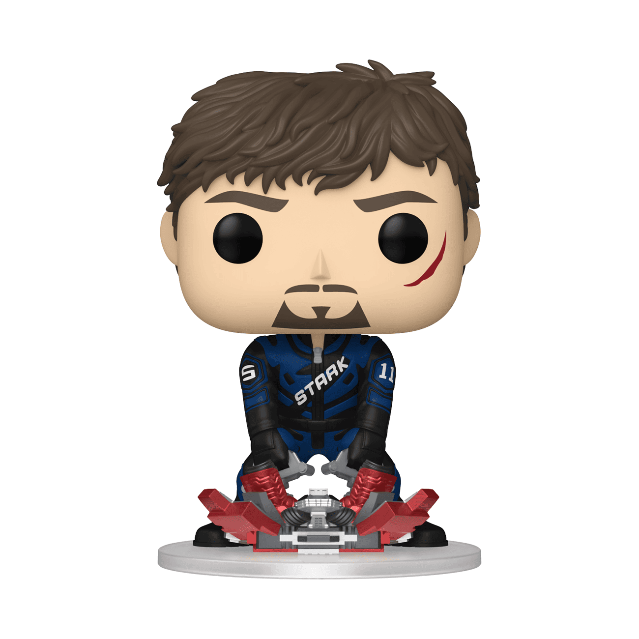 IRON MAN 2 - POP FUNKO VINYL FIGURE - TONY STARK WITH SUIT 9CM FUNSIDE EXCL - Immagine 2