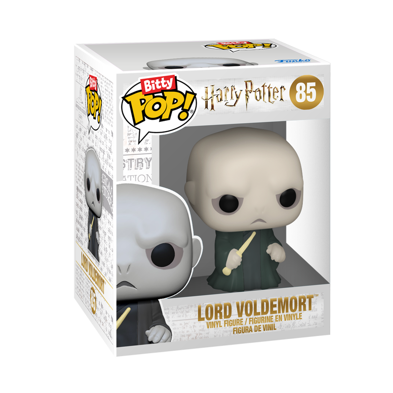 BITTY POP HARRY POTTER - POP FUNKO BITTY 2-PACK VINYL FIGURE - 15 ALBUS DUMBLEDORE/ 85 LORD VOLDEMORT 2CM - Immagine 3